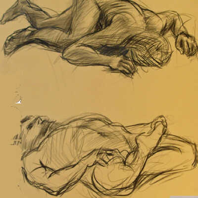 Two Contorted Figures