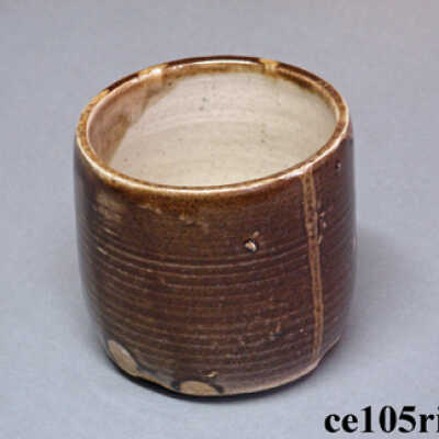 Brown Handless Mug