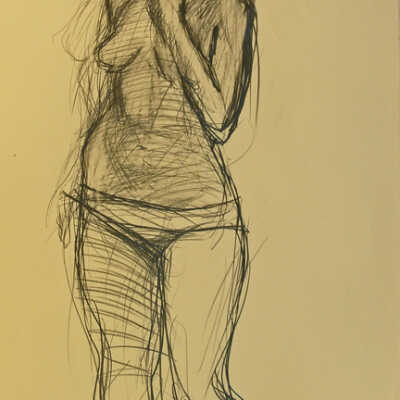 Standing Partially Clothed