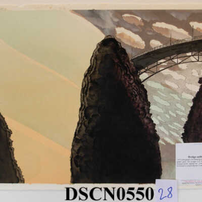 Bridge with Poplars III