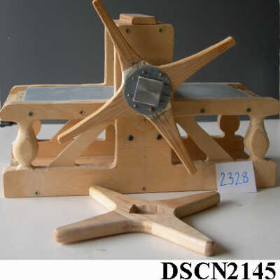 Unfinished Rembrandt-style desktop press