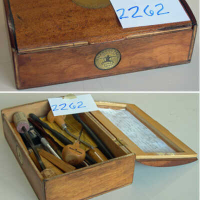 Tools, printmaker burins, scrapers, burnishers