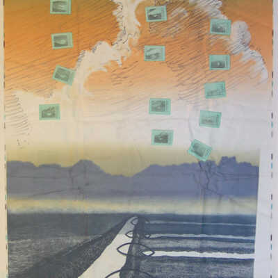 Stamps Fall on My Father's Farm with Cloud