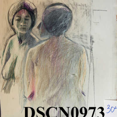 Woman with Reflection