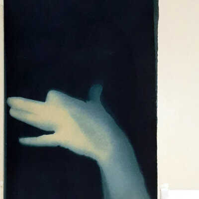 Handmade Dog Cyanotype 3