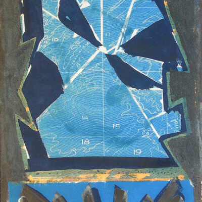 Origami Jagged Door