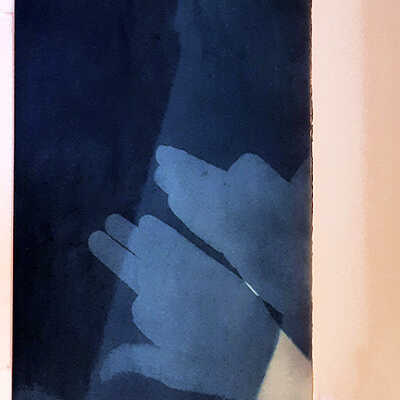 Handmade Dog Cyanotype 23