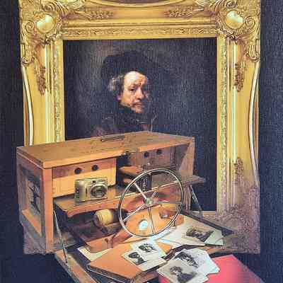 Rembrandt and Mini Halfwood Press Canvas