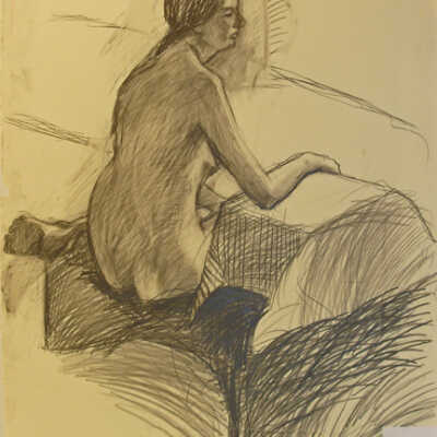 Seated on Floor with Arm Resting