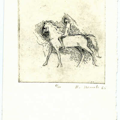 Howard Ikemoto etching