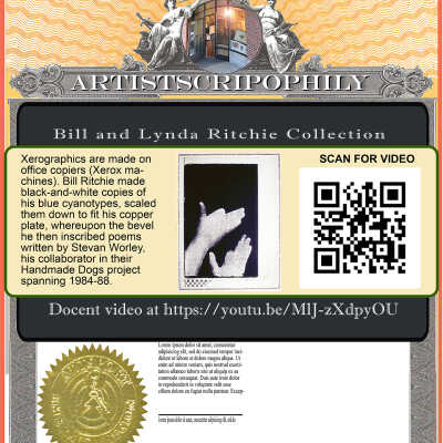 Handmade Dogs Xerographics Portfolio Cover Entity