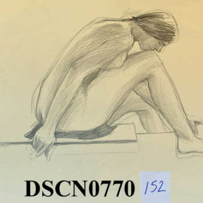 Seated with Chin on Knee