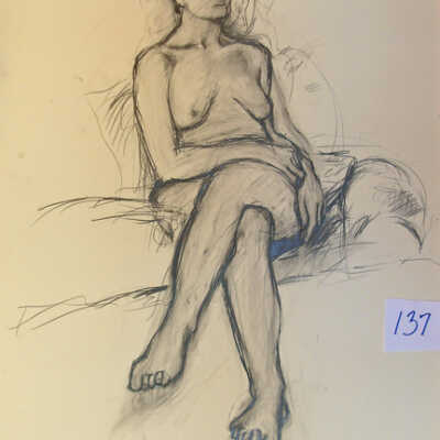 Sitting with Crossed Leg