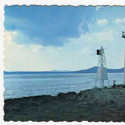 Postcard of the Grindle Point Lighthouse