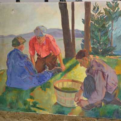painting, Durkee bros., by L.Grace