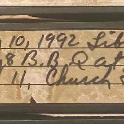 Videotape of Island Events, August 1992