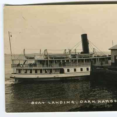 Boat Landing, Dark Harbor, Me.