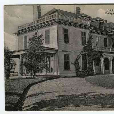 Postcard of cottage of Rev. William Paul