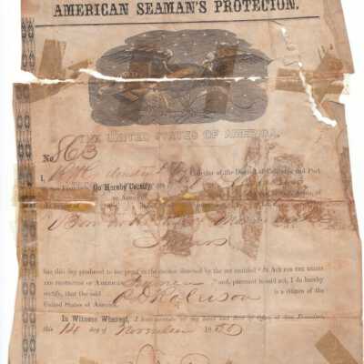 American Seaman's Protection paper-Rolerson