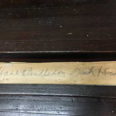 Hatch & Pendleton, rough signboard: Origformat: Artifact