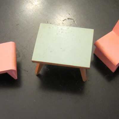 Table and chairs