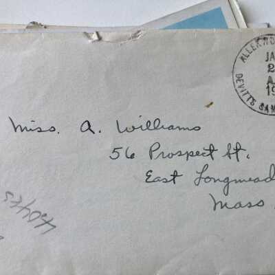 Alice E. Williams, personal correspondence