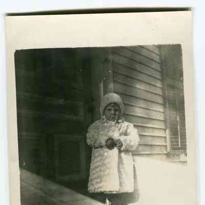 Postcard of Victor D. Lowe as a toddler