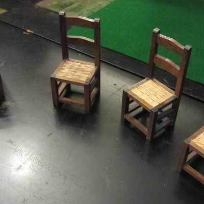 Chairs, dollhouse