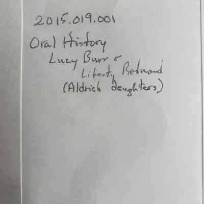 Interview with Aldrich daughters