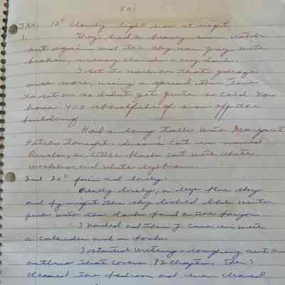 Elizabeth Ladd journal, 1971