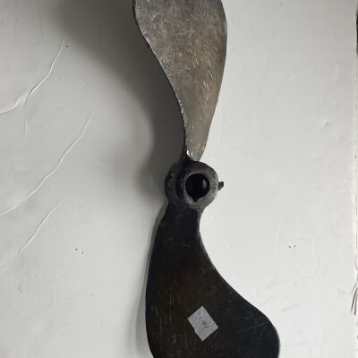 Two Bladed Brass Propeller
