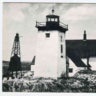 Postcard of Grindle Point Lighthouse