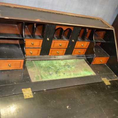 drop front desk, inside