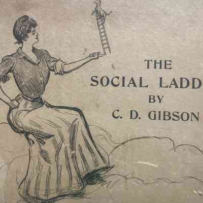 "The Social Ladder," by Charles Dana Gibson
