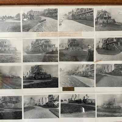 Images of the Islesboro Inn Burning, 1915