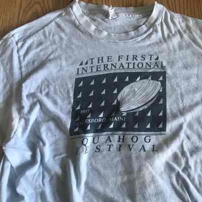 First International Quahog Festival, Islesboro Maine 1981