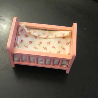 Crib, dollhouse