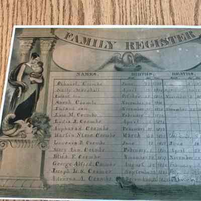 Coombs/Bates family papers