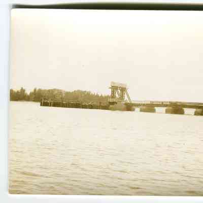 Postcard of ferry landing