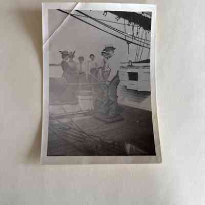 Group photo onboard the Pendleton Bros. boat