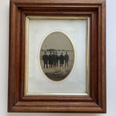 Picture of Six Men outside.