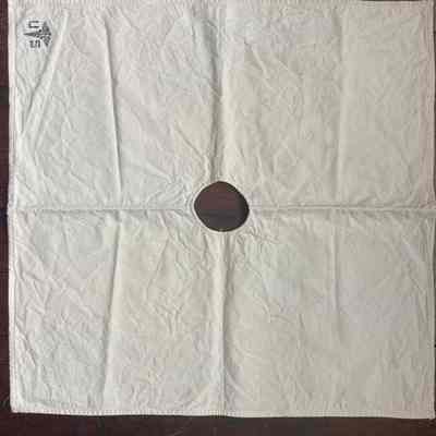 Cloth surgical drape with caduceus symbol