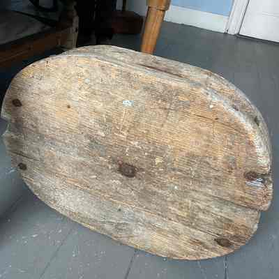 Single Becket Block, Metal Cheve and wooden cheeks
