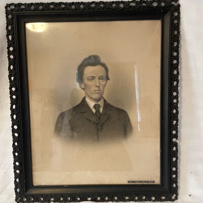Framed Portrait of Frank Leslie Hatch