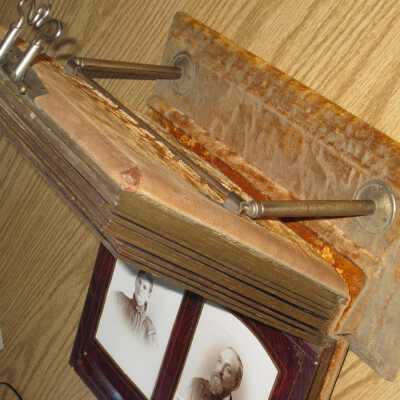 Hatch Album on stand