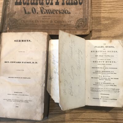 Collection of Hymnals, Sermons, Sabbathday School study books