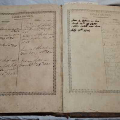 Beckett Bible genealogy pp.
