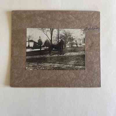 Photo of a man with horse