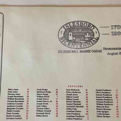 Islesboro Bicentennial envelope