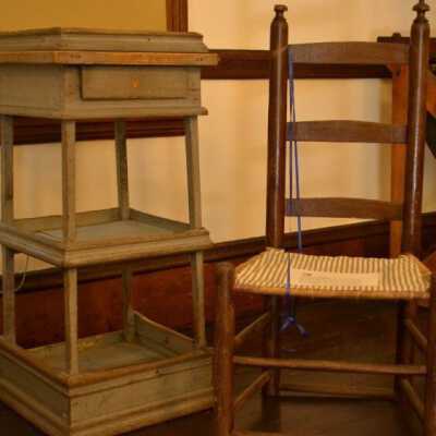 netting stand & chair